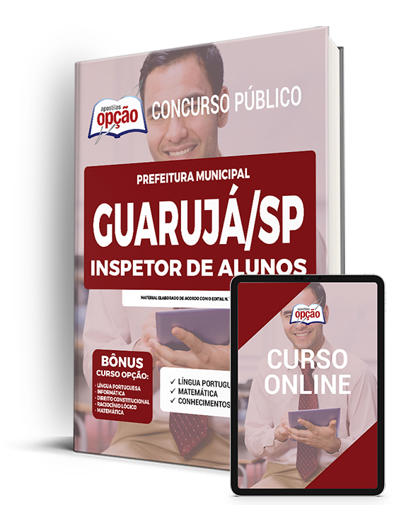 Apostila Prefeitura  de Guarujá SP 2022 - Inspetor de Alunos