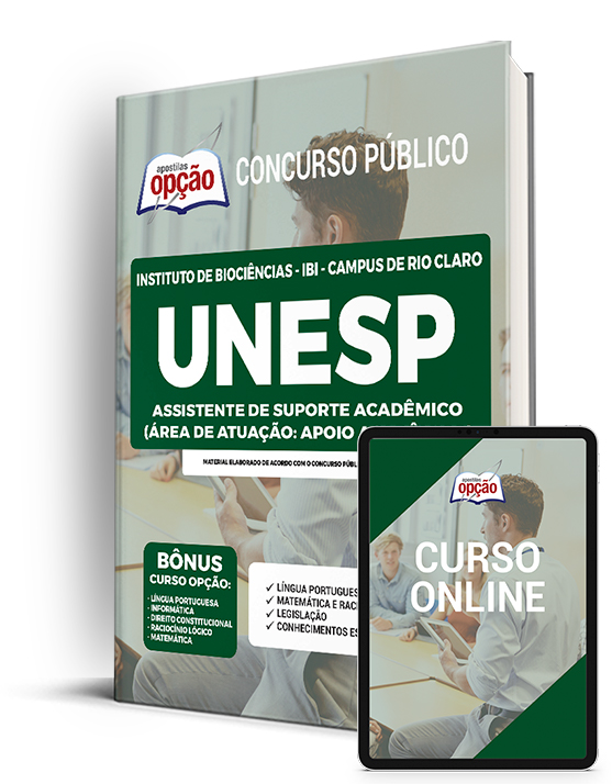 Apostila UNESP (Câmpus Rio Claro) 2022 Assistente Suporte Acadêmico II