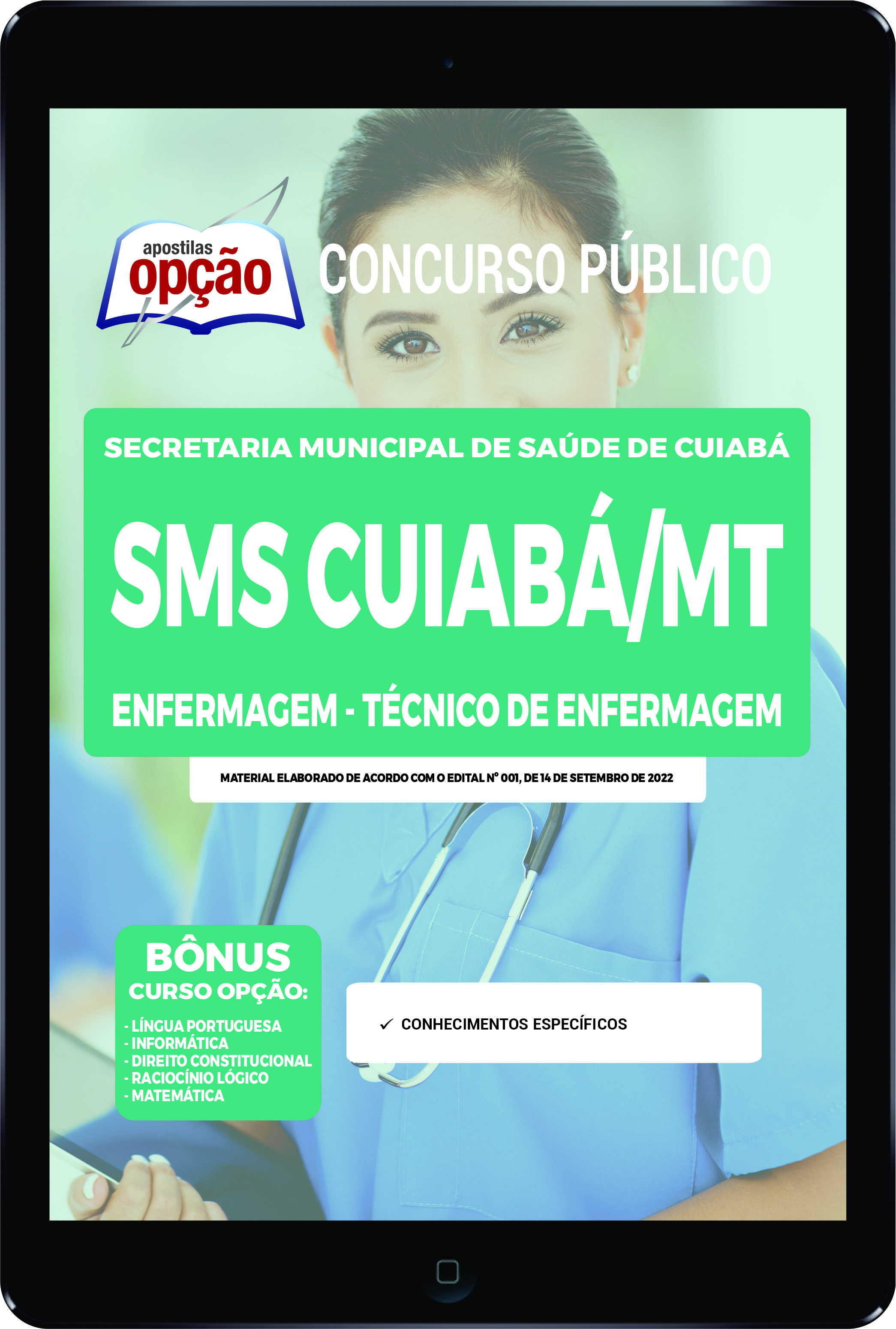 Apostila SMS Cuiabá - MT PDF - Enfermagem - Técnico de Enfermagem 2022