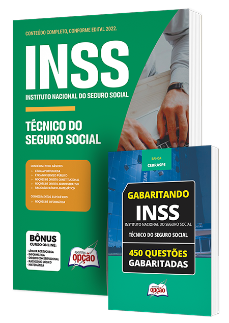 Combo Impresso INSS 2022 - Técnico do Seguro Social