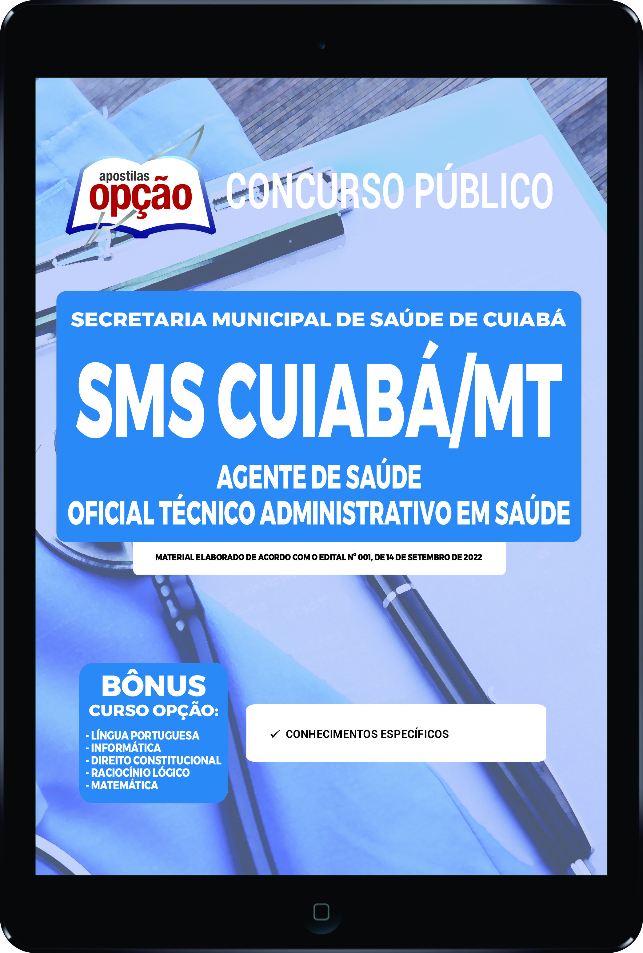 Apostila SMS Cuiabá - MT PDF Agente de Saúde - Oficial Técnico Adm 2022