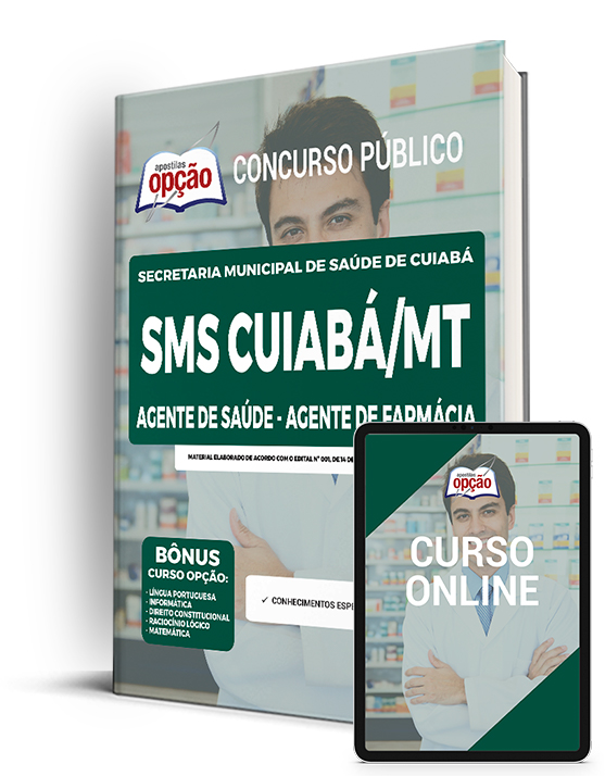 Apostila SMS Cuiabá - MT 2022 - Agente de Farmácia