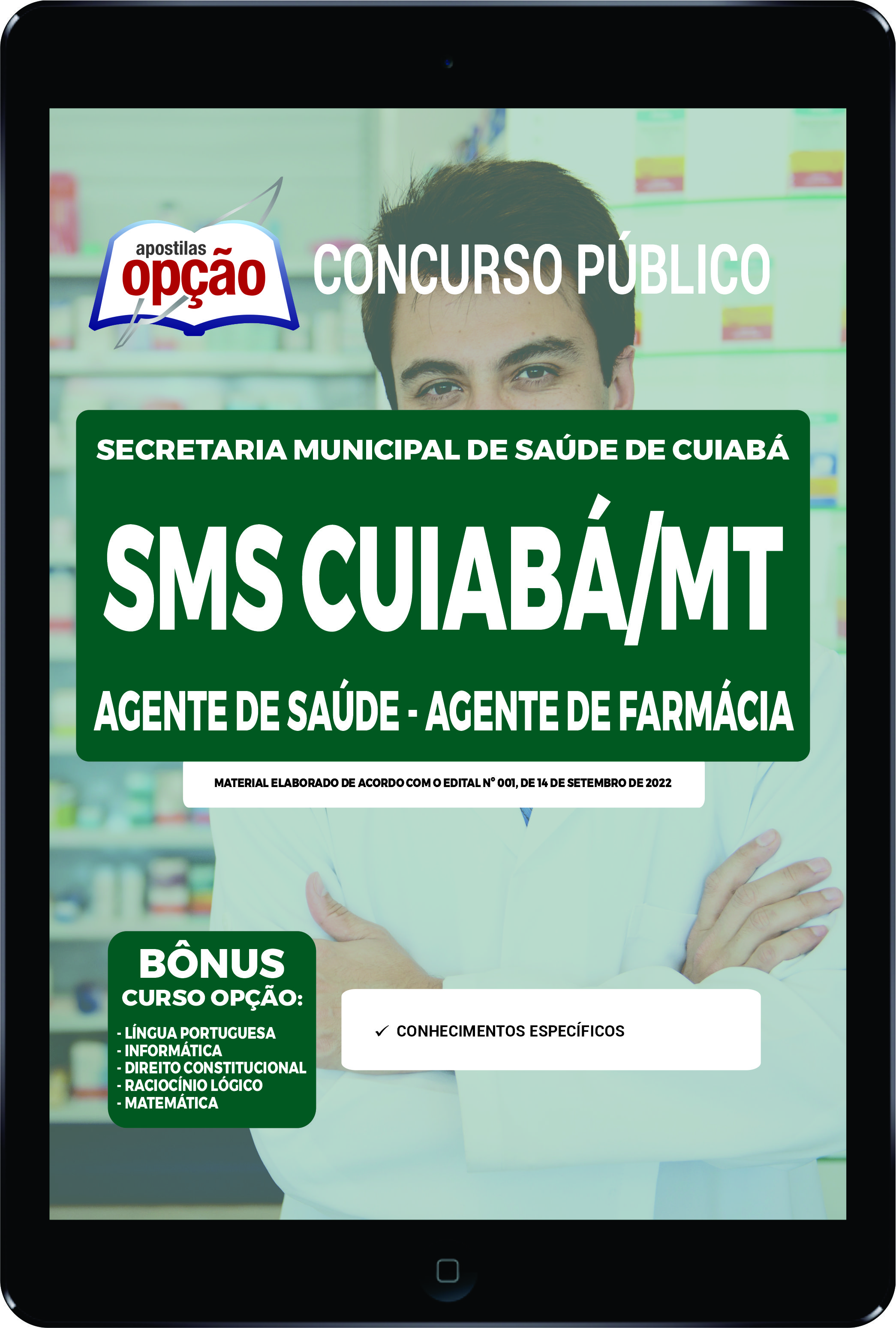 Apostila SMS Cuiabá - MT PDF - Agente de Farmácia 2022