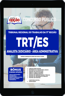 Apostila TRT-ES em PDF - Analista Judiciário - Área Administrativa