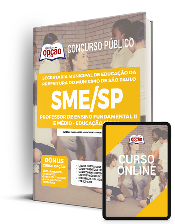 Apostila SME-SP 2022 Professor de Ensino Fund II e Médio - Ed Física