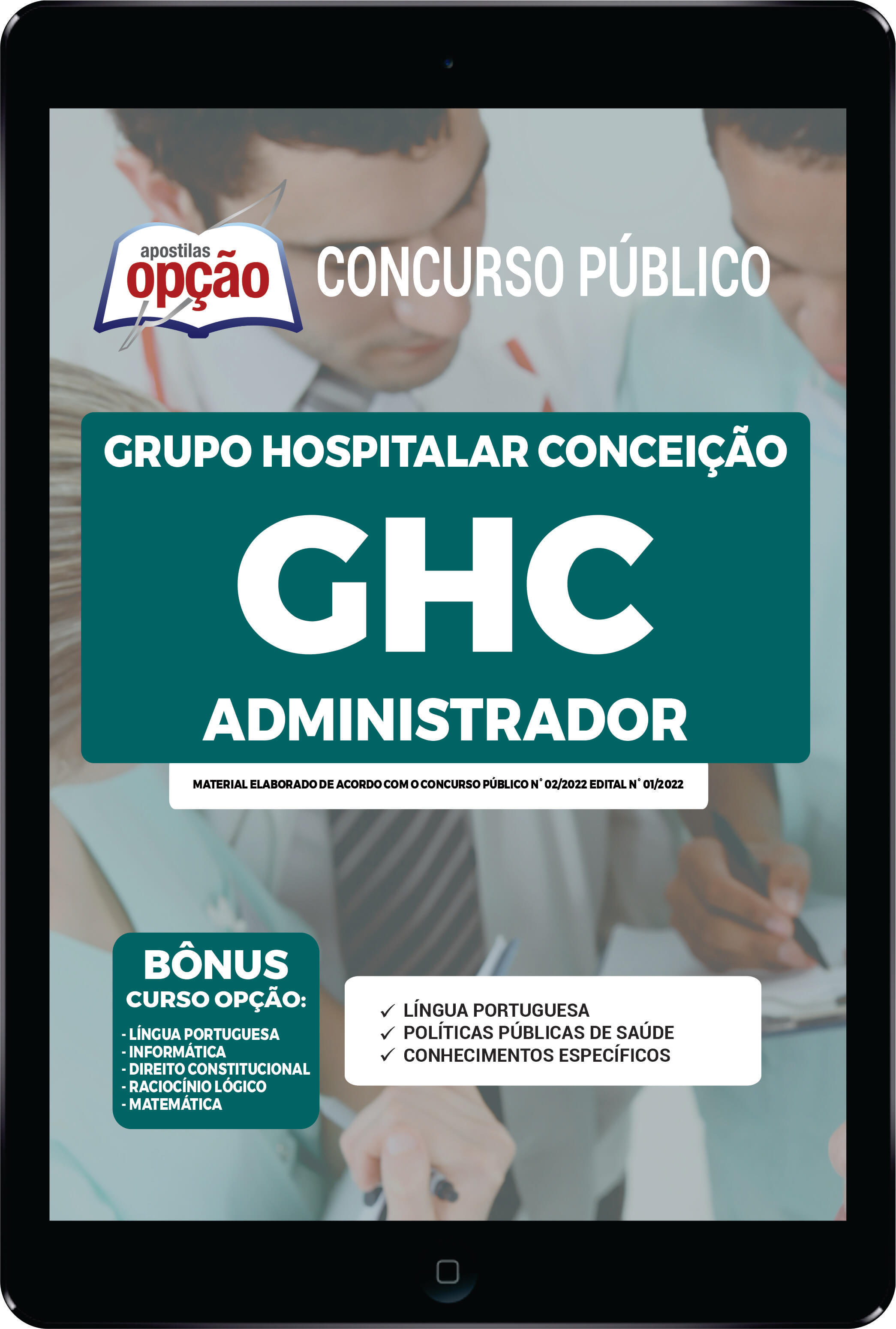 Apostila GHC-RS PDF - Administrador 2022