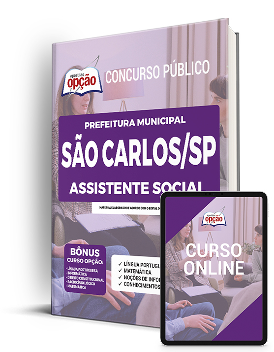 Apostila Prefeitura de São Carlos - SP 2022 - Assistente Social