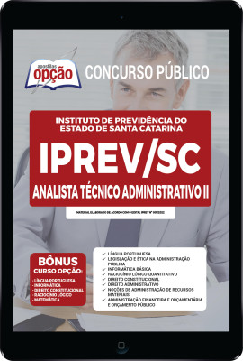 Apostila IPREV-SC em PDF - Analista Técnico Administrativo II