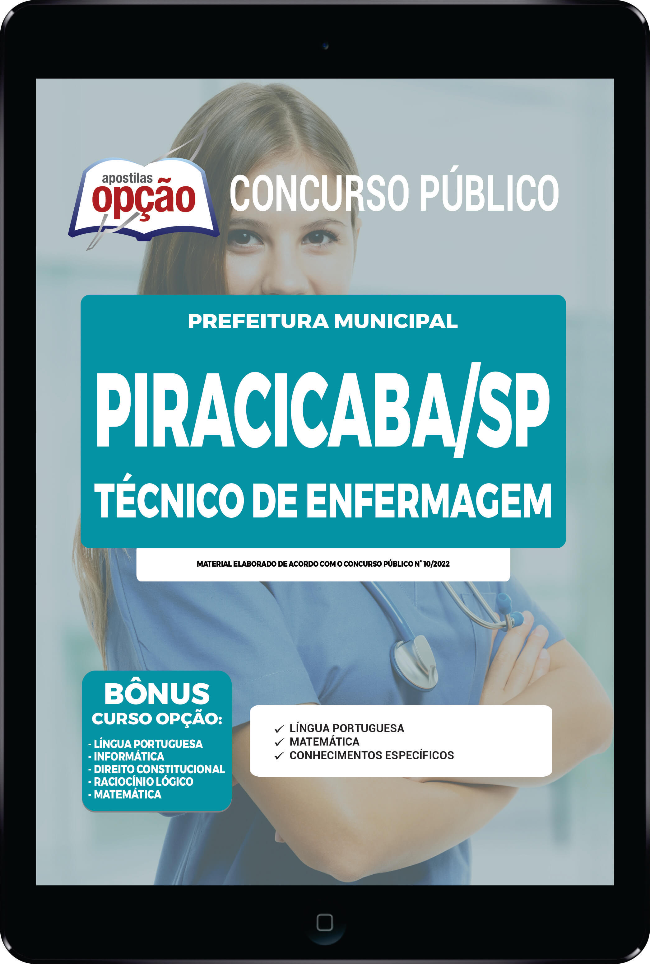 Apostila Prefeitura de Piracicaba - SP PDF Técnico de Enfermagem 2022