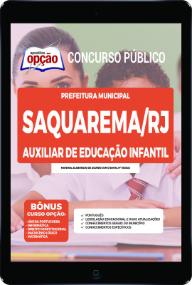 Apostila Prefeitura de Saquarema - RJ em PDF - Auxiliar de Educação Infantil