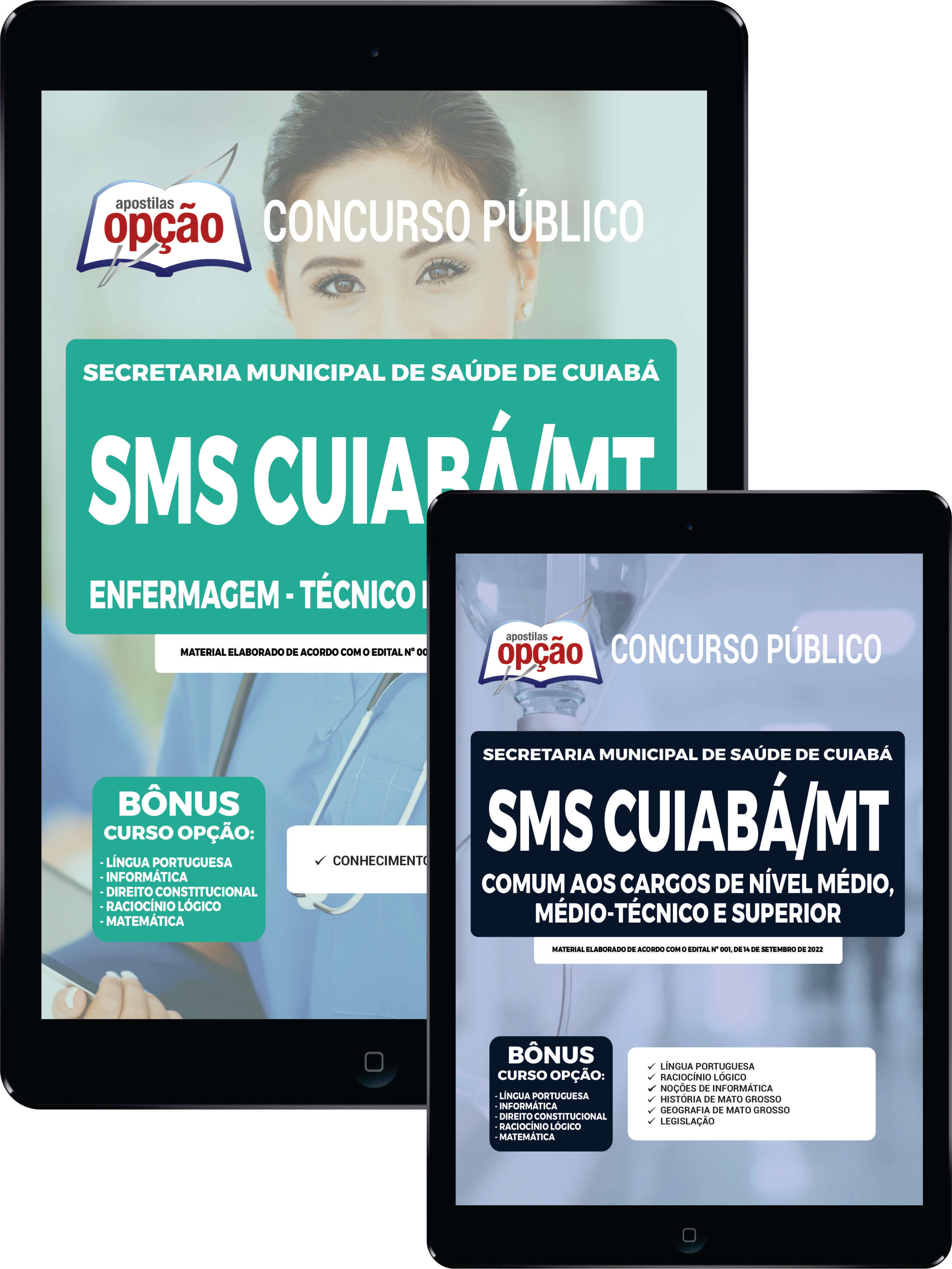 Combo Digital SMS Cuiabá - MT - Enfermagem - Técnico de Enfermagem