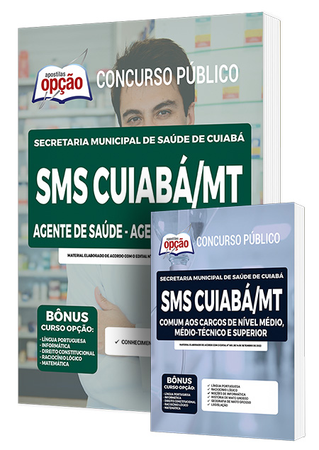 Combo Impresso SMS Cuiabá - MT - Agente de Farmácia