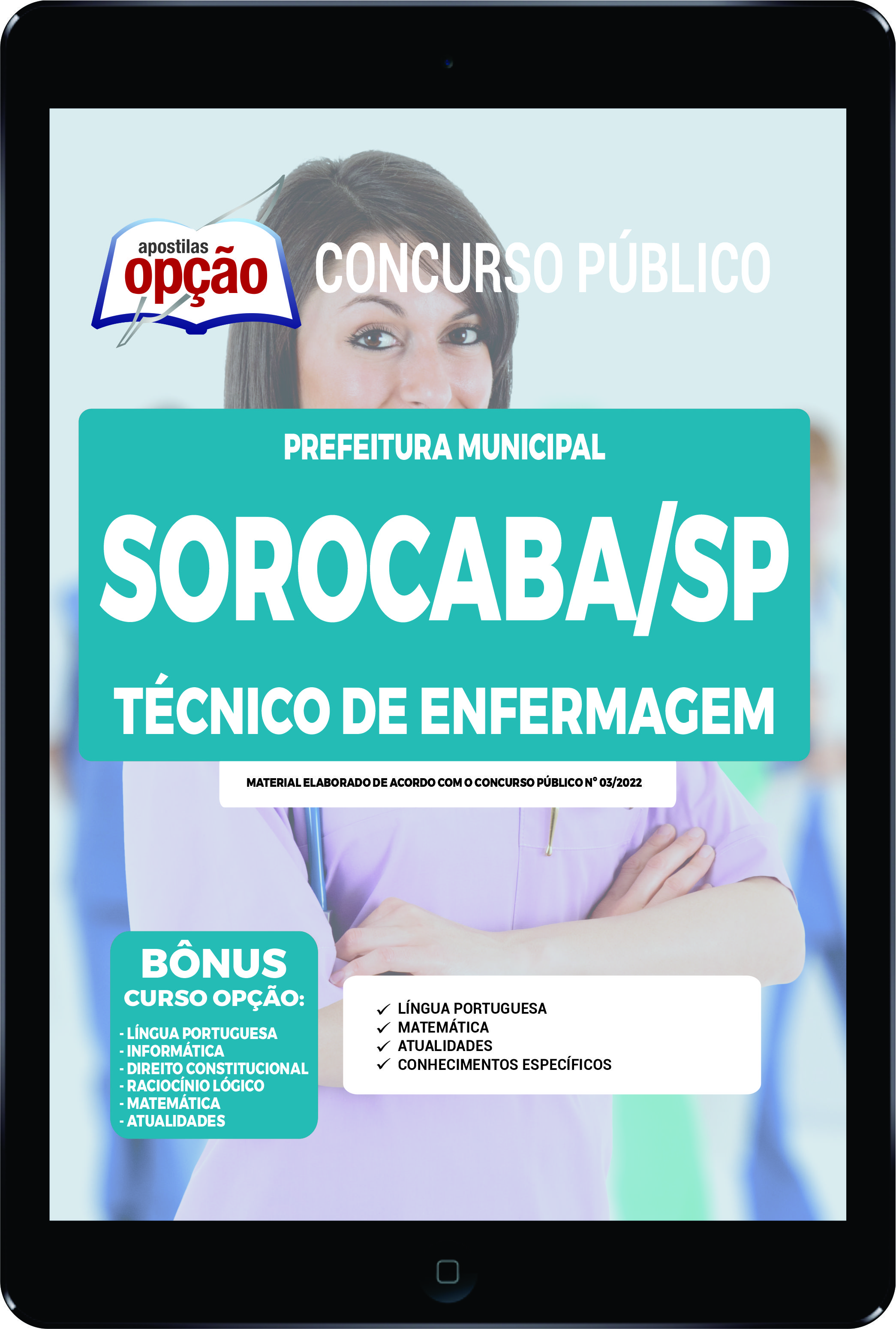 Apostila Prefeitura de Sorocaba - SP PDF - Técnico de Enfermagem 2022