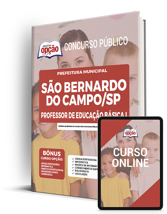 Apostila Prefeitura de São Bernardo do Campo - SP 2022 PEB I