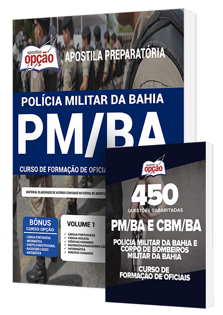 Combo Impresso PM-BA - Curso de Formação de Oficiais