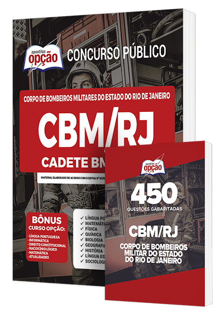 Combo Impresso CBM-RJ - Cadete BM 1º CFO