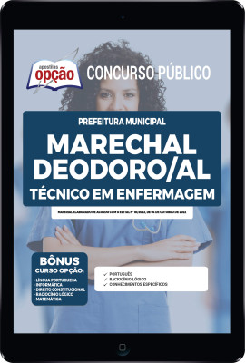 Apostila Prefeitura de Marechal Deodoro - AL em PDF - Técnico em Enfermagem