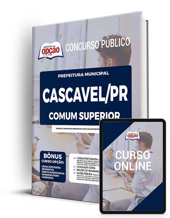 Apostila Prefeitura de Cascavel PR 2022 - Comum Superior