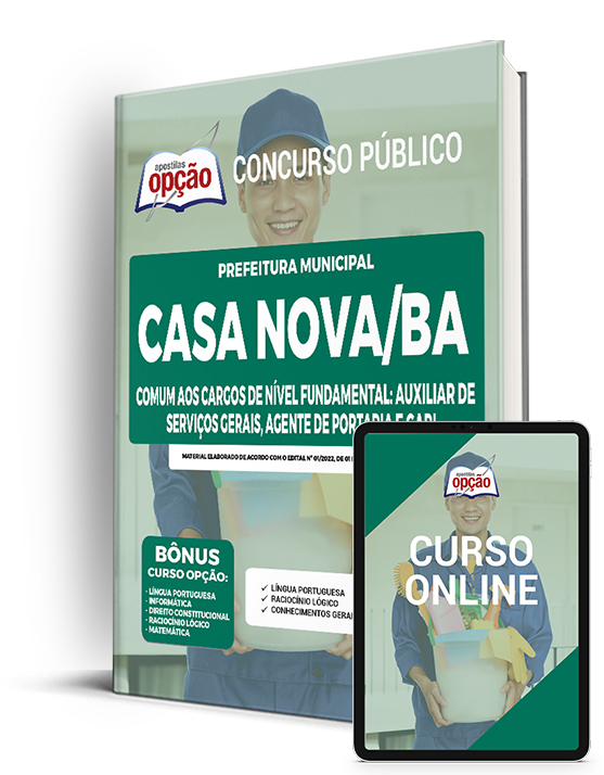 Apostila Prefeitura de Casa Nova - BA 2022 - Comum Fundamental