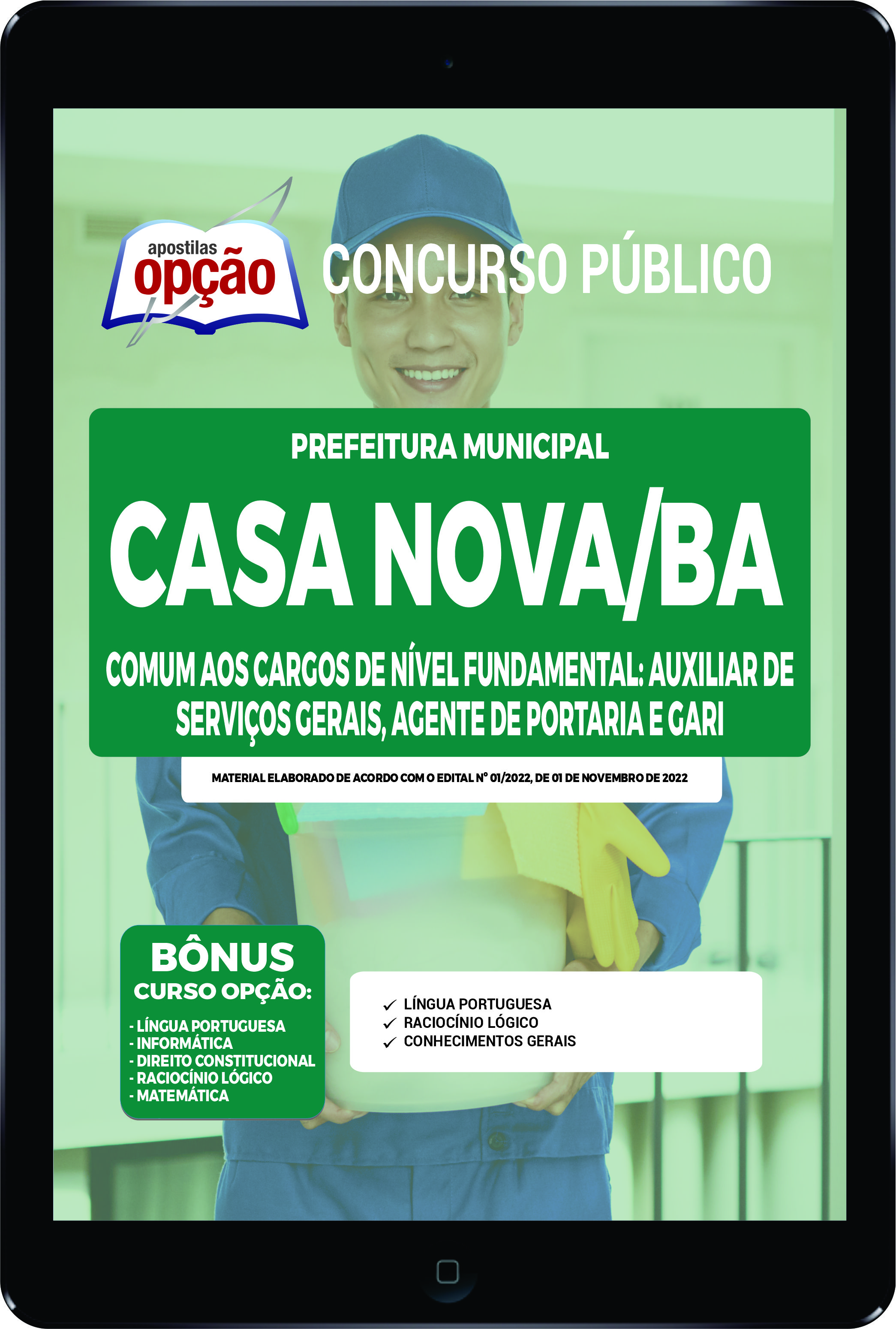 Apostila Prefeitura de Casa Nova - BA PDF - Comum Fundamental 2022