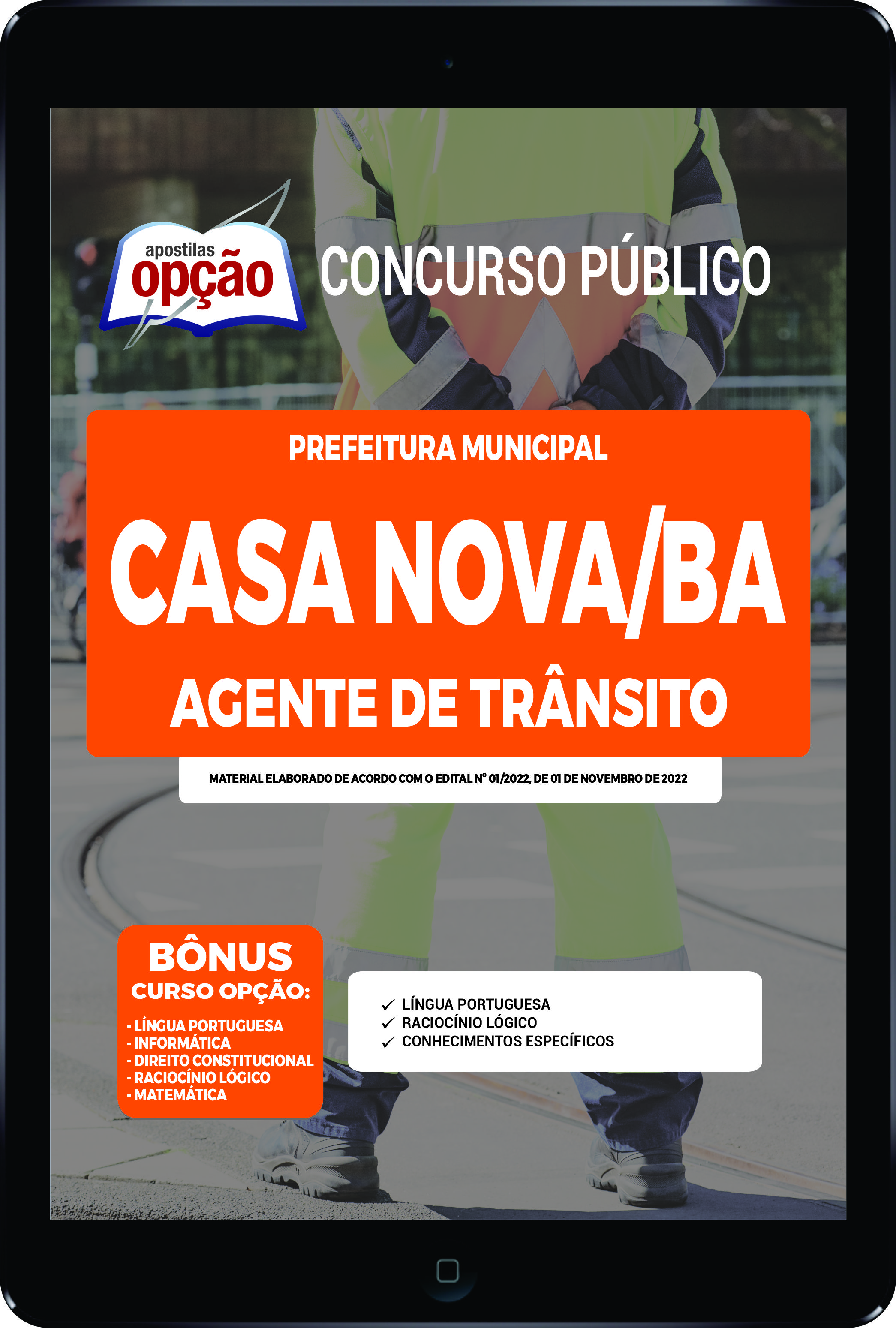 Apostila Prefeitura de Casa Nova BA PDF - Agente de Trânsito 2022