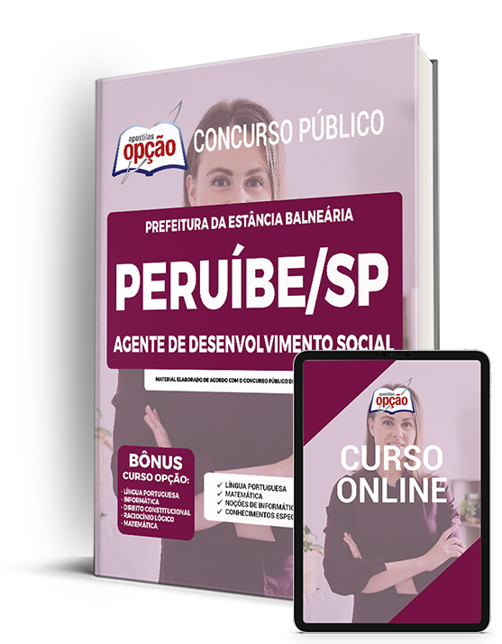 Apostila Prefeitura  de Peruíbe SP 2022 Agente de Desenvolvimento Social