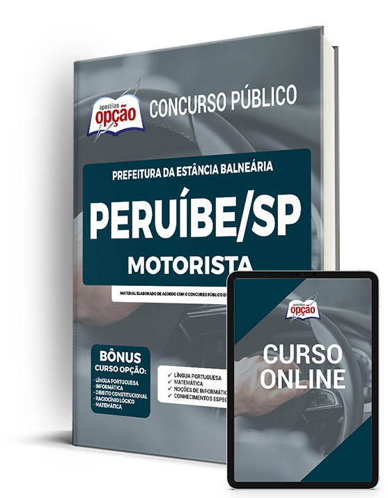 Apostila Prefeitura  de Peruíbe SP 2022 - Motorista