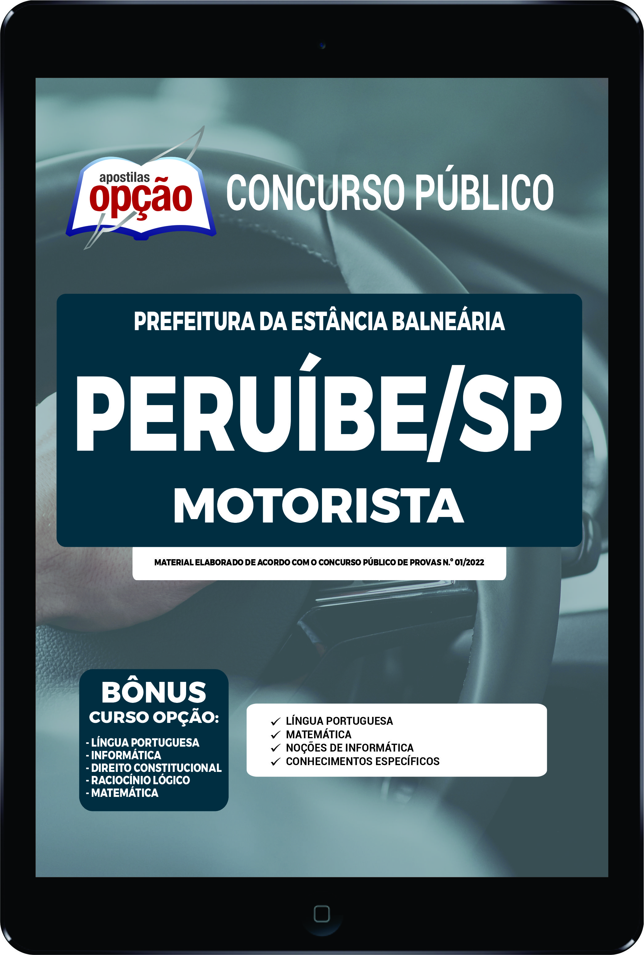 Apostila Prefeitura  de Peruíbe SP PDF - Motorista 2022