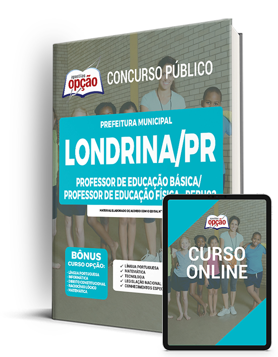 Apostila Prefeitura de Londrina - PR 2022 - PEB - Educação Física