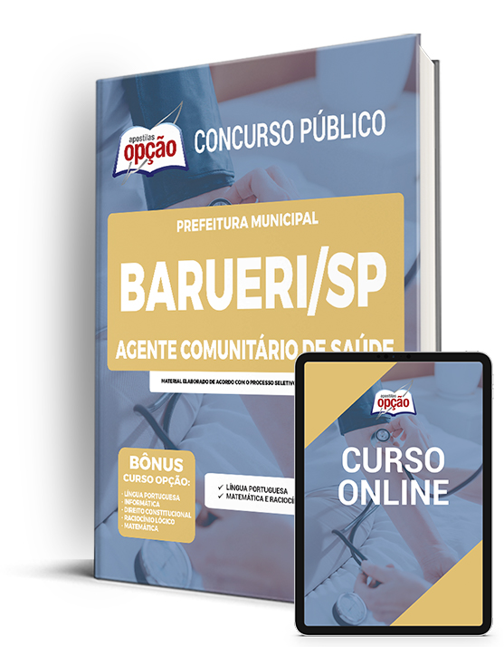 Apostila Prefeitura de Barueri - SP 2022 - Agente Comunitário de Saúde