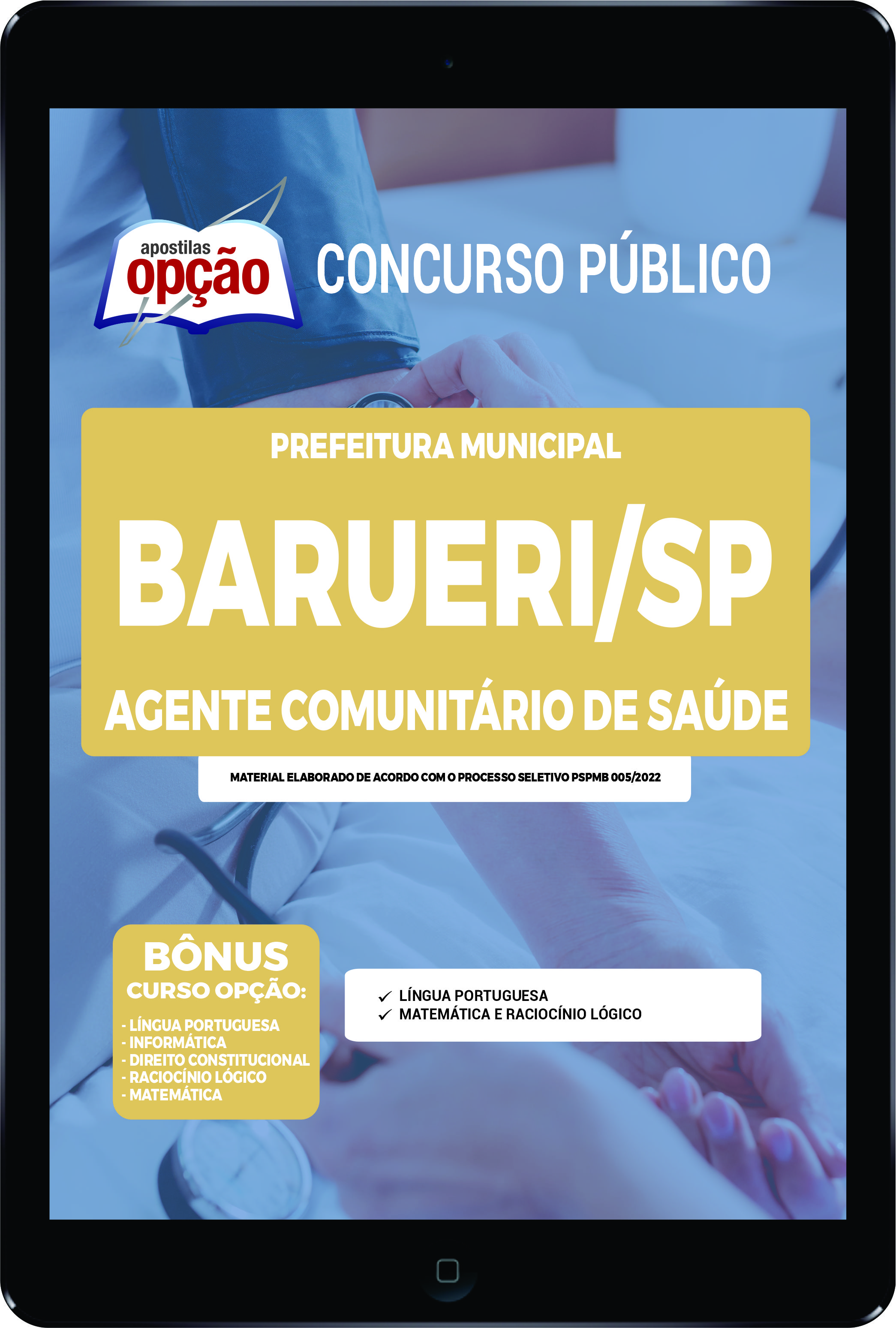 Apostila Prefeitura de Barueri - SP PDF Agente Comunitário de Saúde 2022