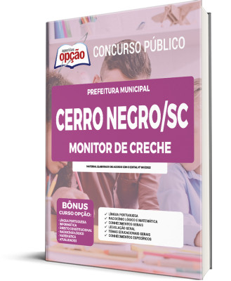 Apostila Prefeitura de Cerro Negro - SC - Monitor de Creche