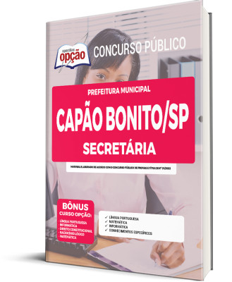 Apostila Prefeitura de Capão Bonito - SP - Secretária