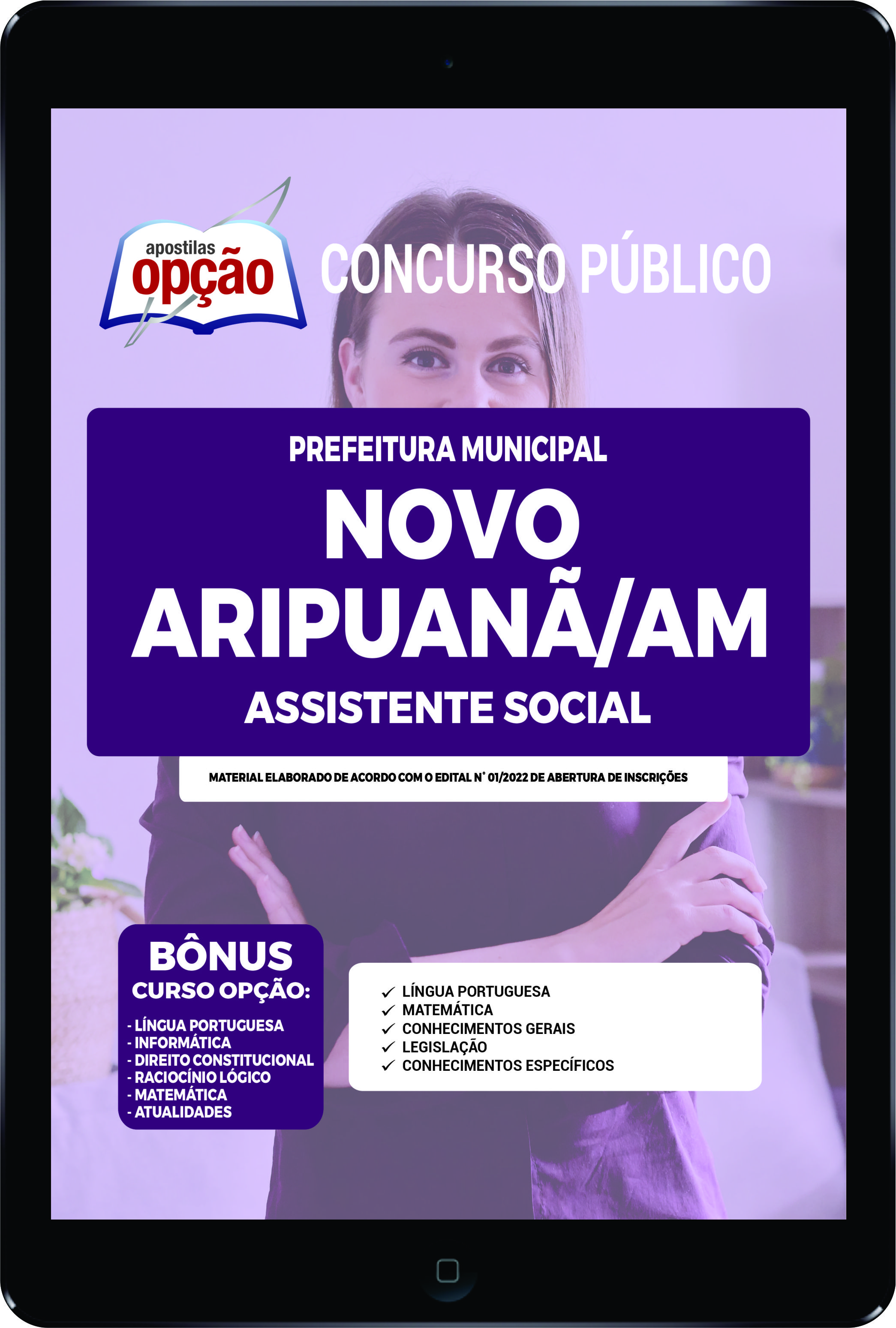 Apostila Prefeitura  de Novo Aripuanã AM PDF - Assistente Social 2022