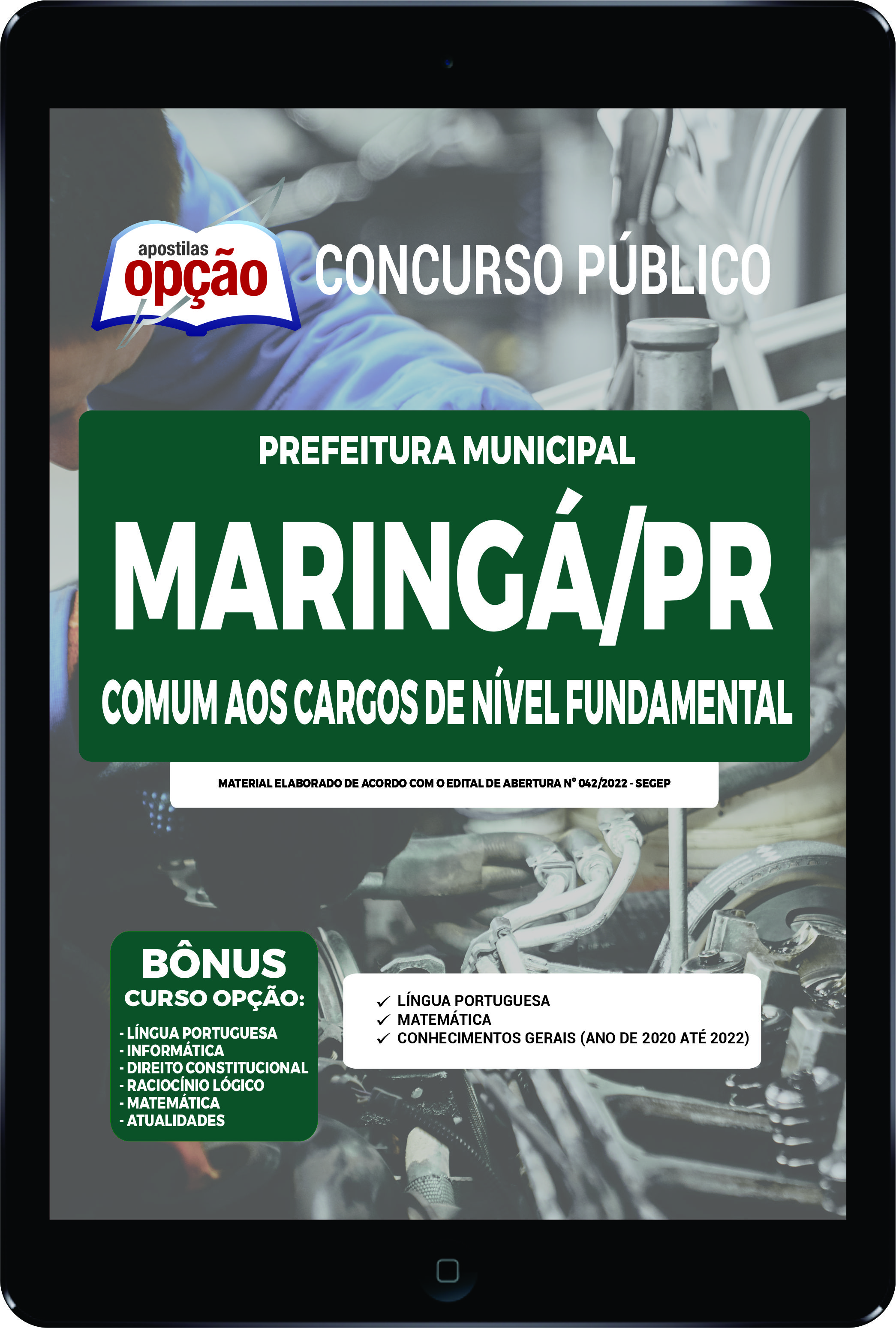 Apostila Prefeitura de Maringá - PR PDF - Comum Fundamental 2023