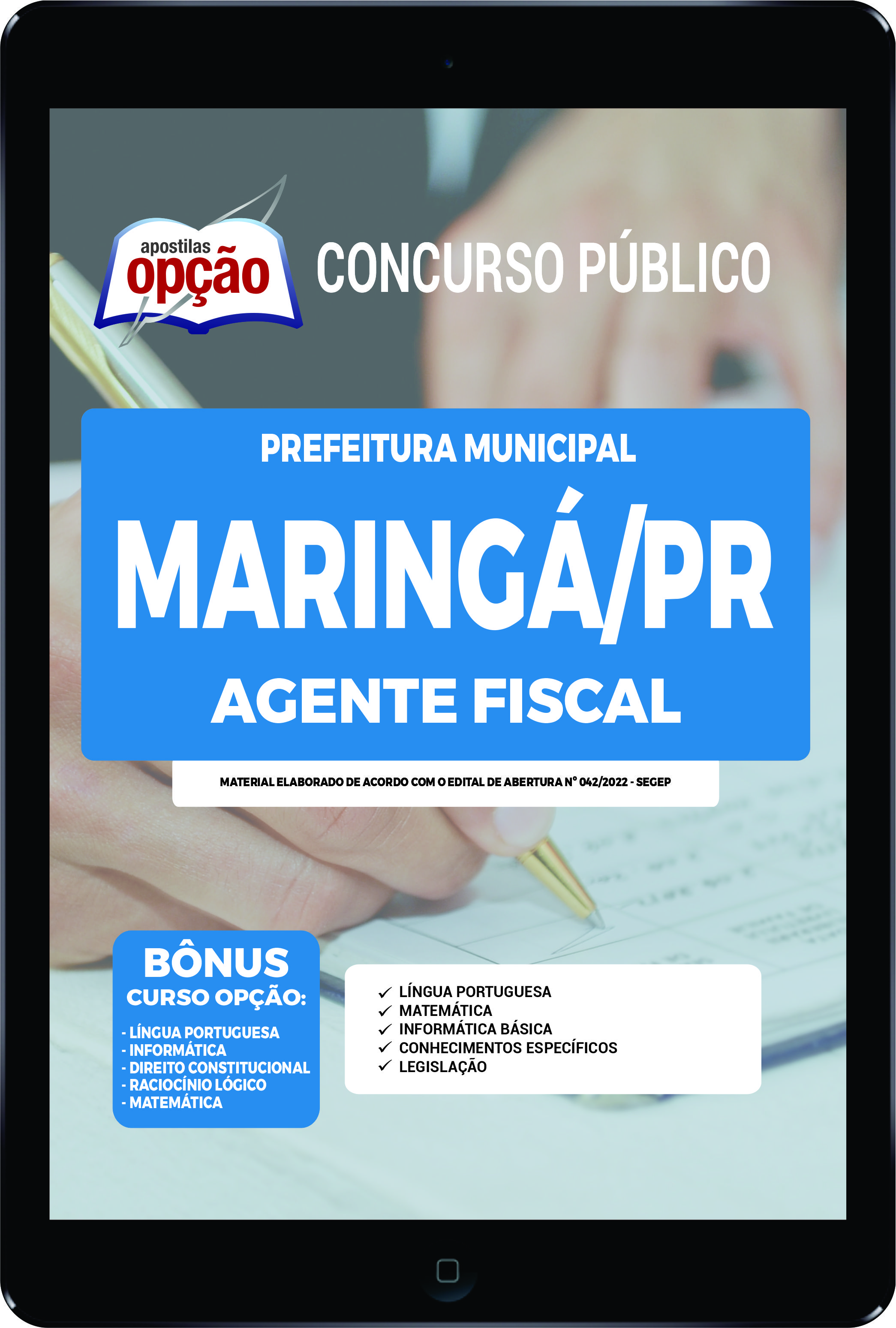 Apostila Prefeitura de Maringá - PR PDF - Agente Fiscal 2023