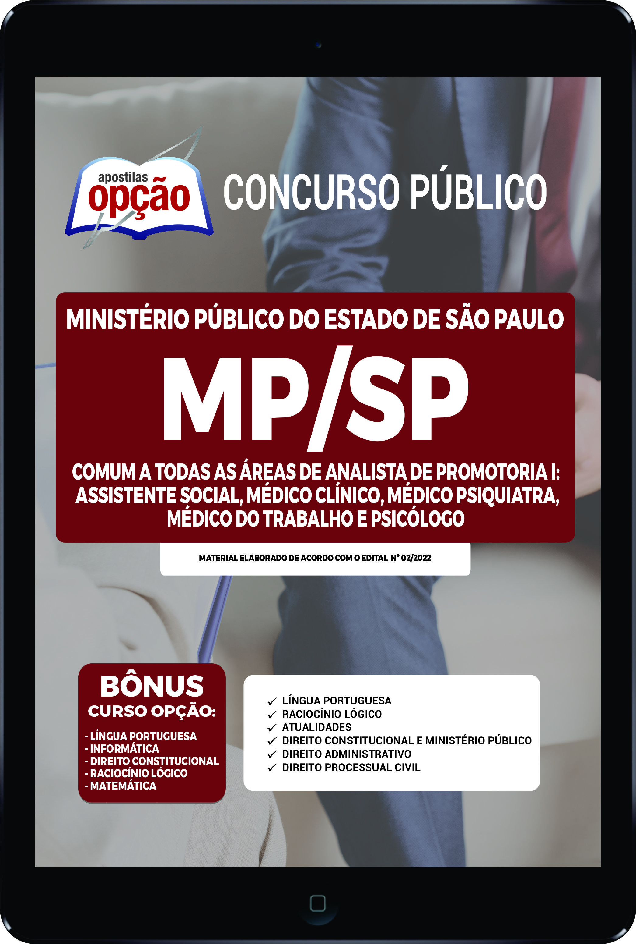 Apostila MP-SP PDF Comum Áreas de Analista de Promotoria I 2023