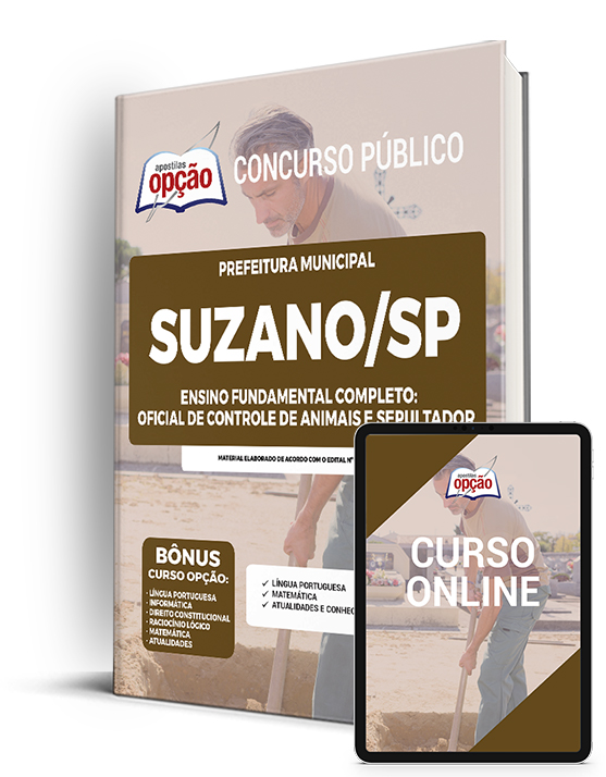 Apostila Prefeitura de Suzano - SP 2023 - Ensino Fundamental Completo