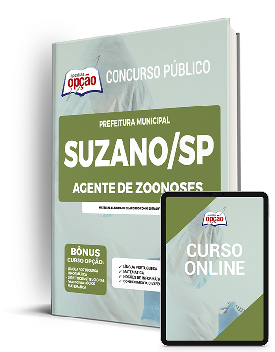 Apostila Prefeitura de Suzano - SP 2023 - Agente de Zoonoses