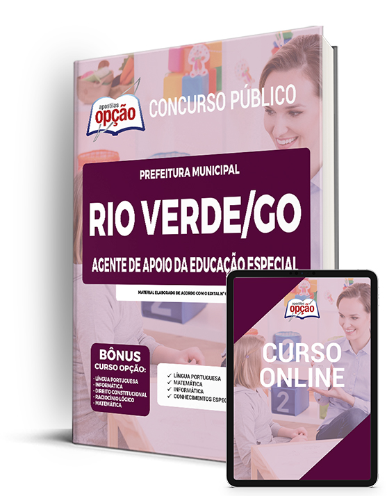 Apostila Prefeitura  Rio Verde - GO 2023 - Ag Apoio Educ Especial