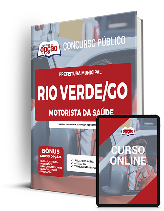 Apostila Prefeitura  Rio Verde - GO 2023 - Motorista da Saúde