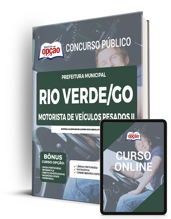 Apostila Prefeitura  Rio Verde - GO 2023 - Motorista de Veículos Pesados II