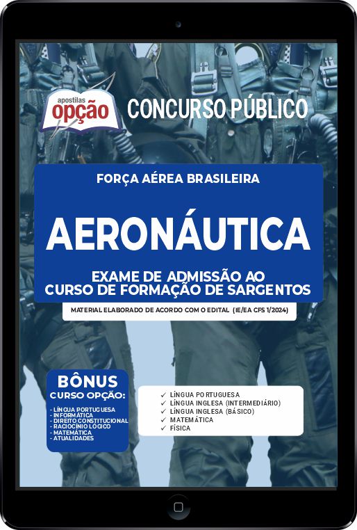 Apostila Aeronáutica em PDF - Formação de Sargentos 2023