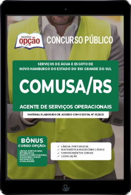 Apostila COMUSA-RS em PDF - Agente de Serviços Operacionais