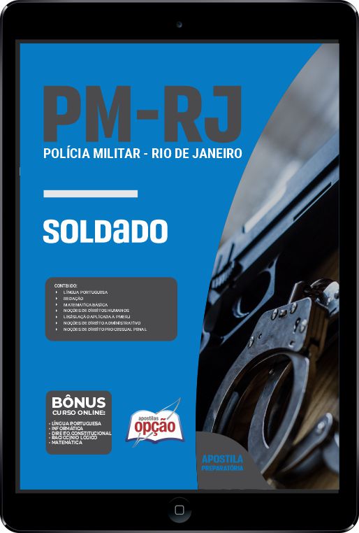 Apostila PM-RJ em PDF - Soldado 2023