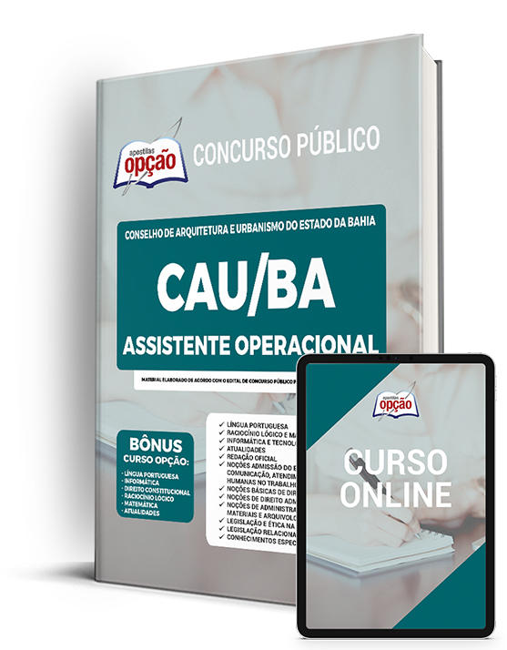 Apostila CAU-BA 2023 - Assistente Operacional