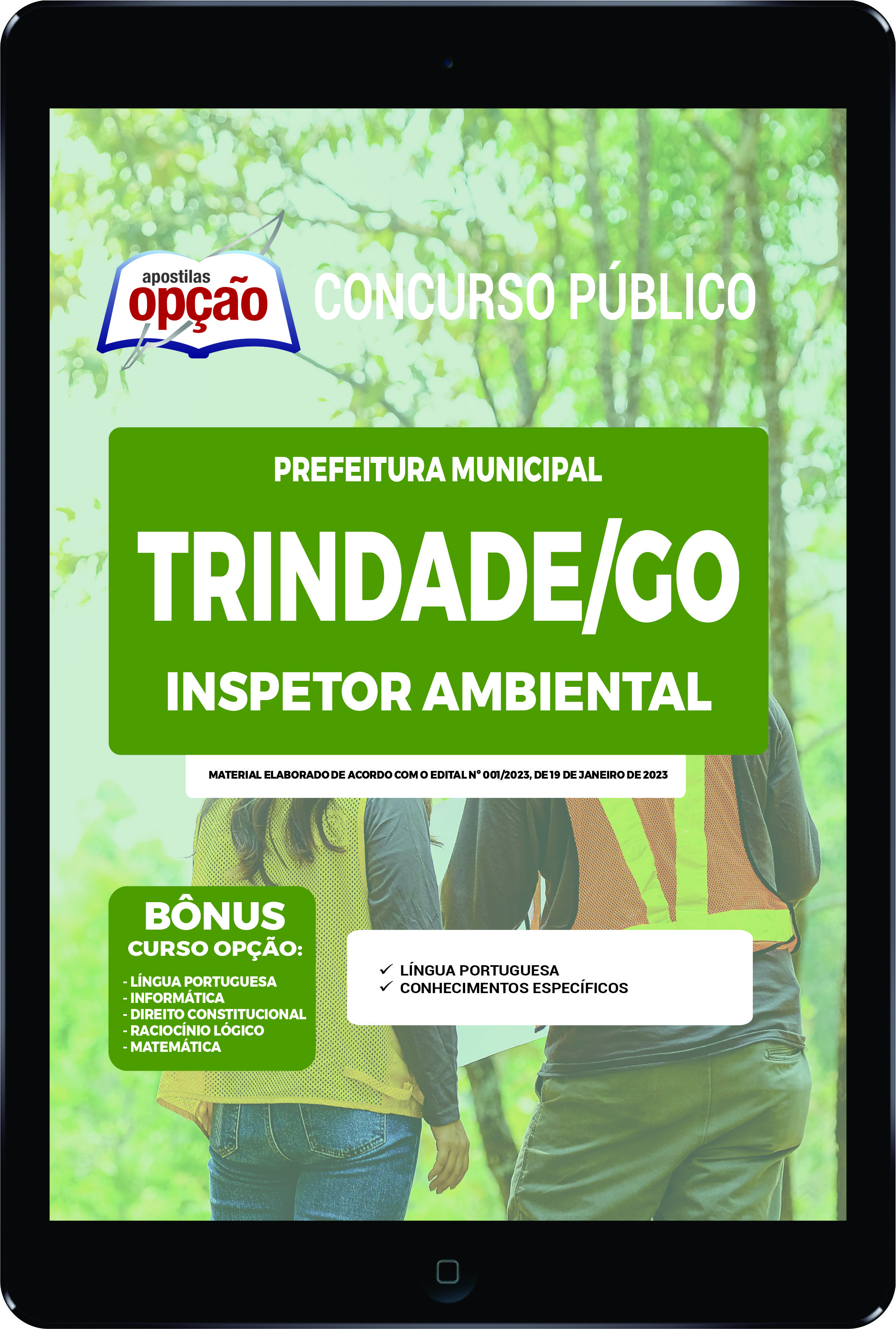 Apostila Prefeitura  de Trindade - GO PDF 2023 Professor P-III