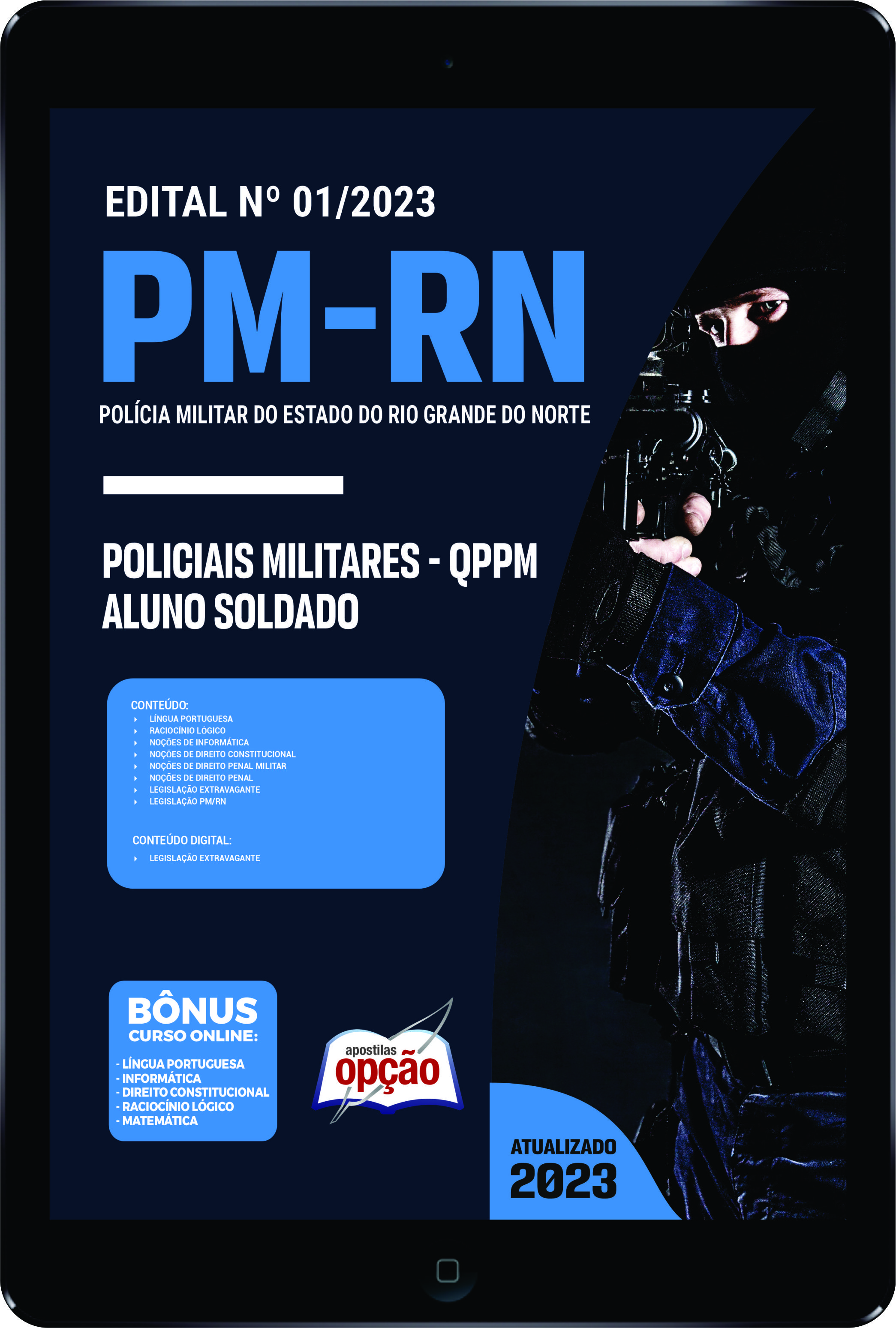 Apostila PM-RN - PDF Policiais M - Aluno Soldado 2023