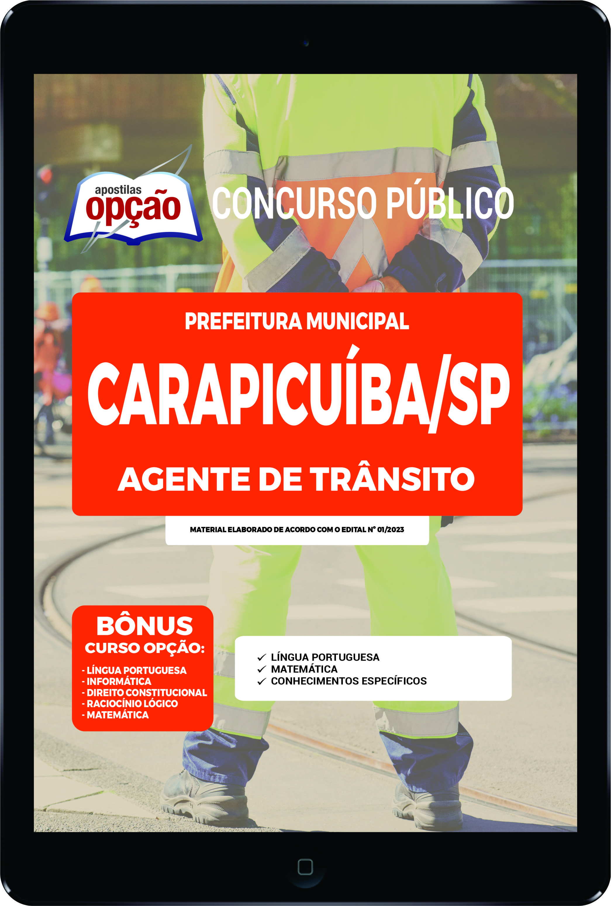 Apostila Prefeitura  de Carapicuíba - SP em PDF Agente de Trânsito