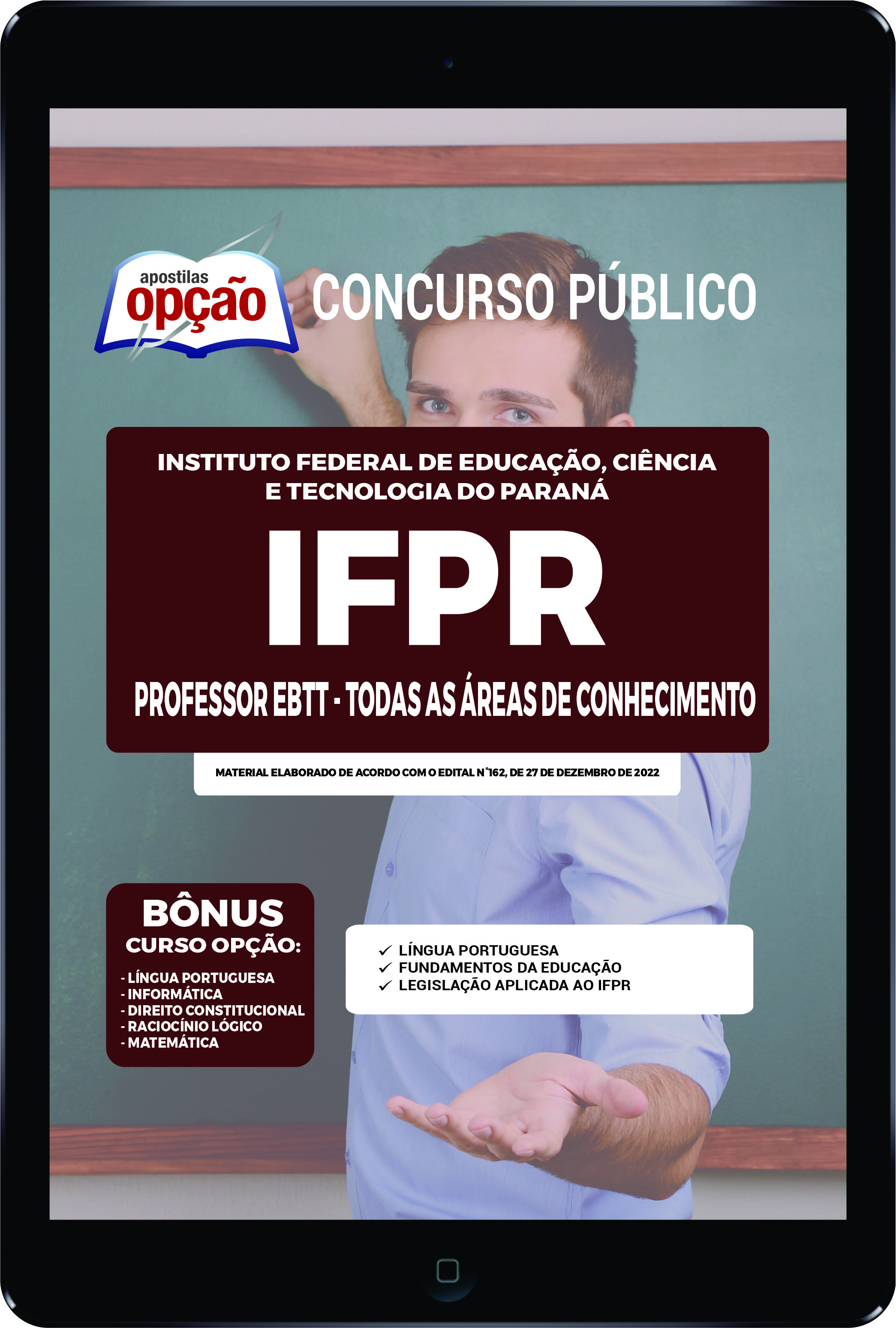 Apostila IFPR - PDF Prof – Todas áreas de Conhecimento 2023